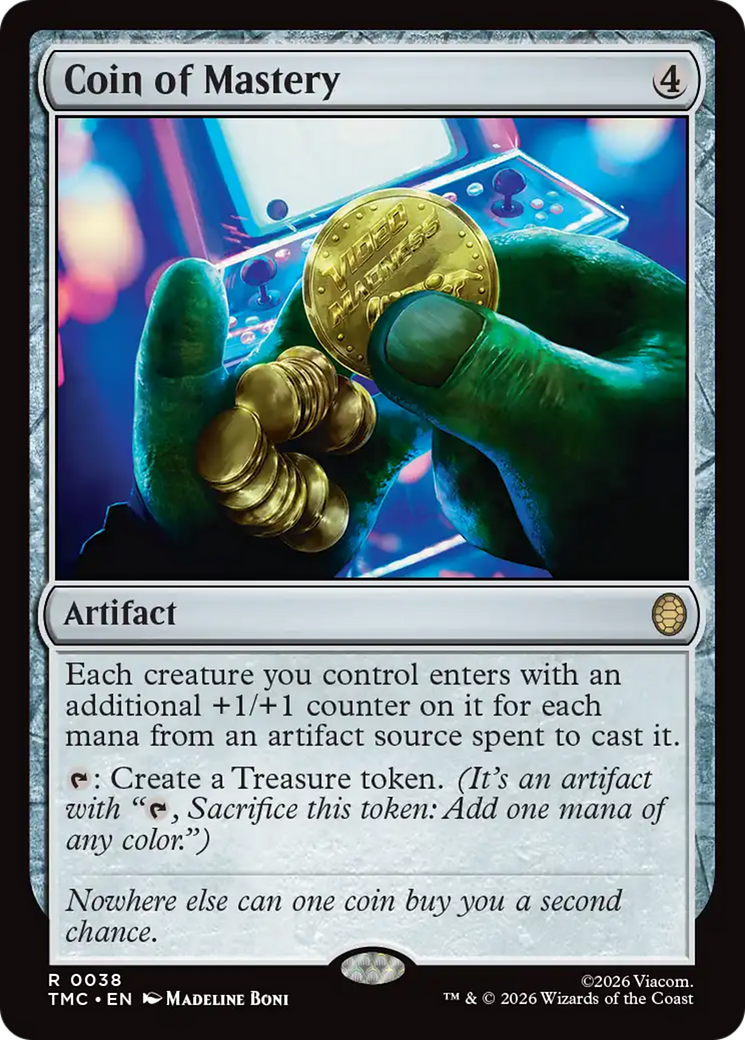 Coin of Mastery [Teenage Mutant Ninja Turtles Commander] MTG Single Magic: The Gathering | Red Claw Gaming