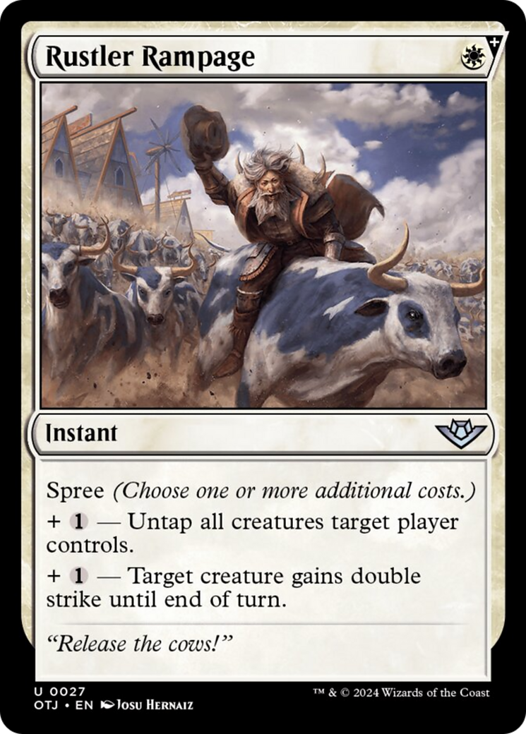 Rustler Rampage [Outlaws of Thunder Junction] MTG Single Magic: The Gathering | Red Claw Gaming