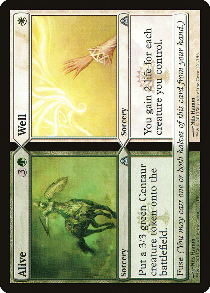 Alive // Well [Dragon's Maze] MTG Single Magic: The Gathering | Red Claw Gaming