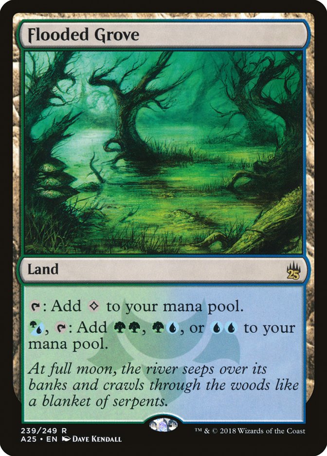 Flooded Grove [Masters 25] MTG Single Magic: The Gathering | Red Claw Gaming