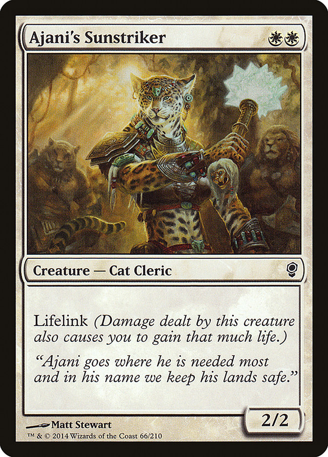 Ajani's Sunstriker [Conspiracy] MTG Single Magic: The Gathering | Red Claw Gaming