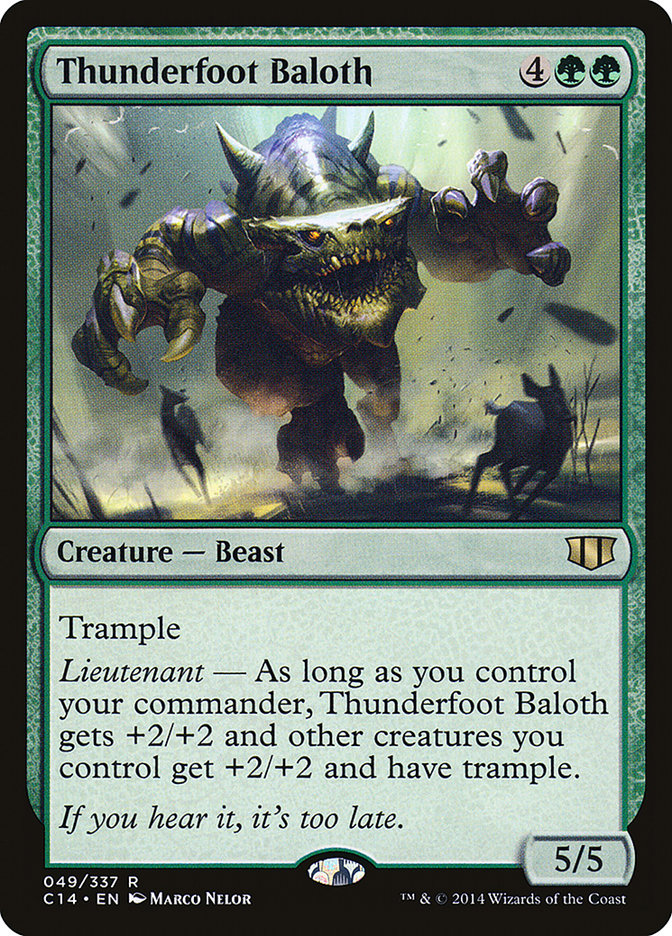 Thunderfoot Baloth [Commander 2014] MTG Single Magic: The Gathering | Red Claw Gaming