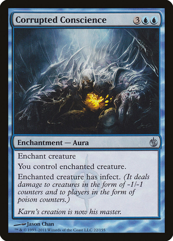 Corrupted Conscience [Mirrodin Besieged] MTG Single Magic: The Gathering | Red Claw Gaming