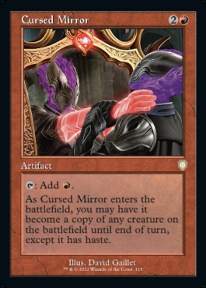 Cursed Mirror (Retro) [The Brothers' War Commander] MTG Single Magic: The Gathering | Red Claw Gaming