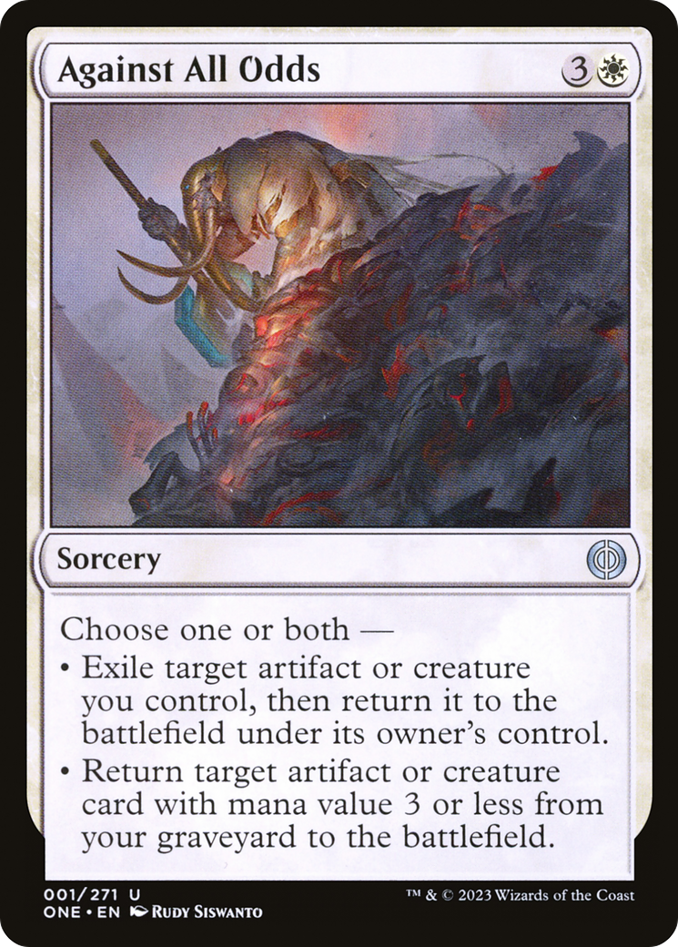 Against All Odds [Phyrexia: All Will Be One] MTG Single Magic: The Gathering | Red Claw Gaming