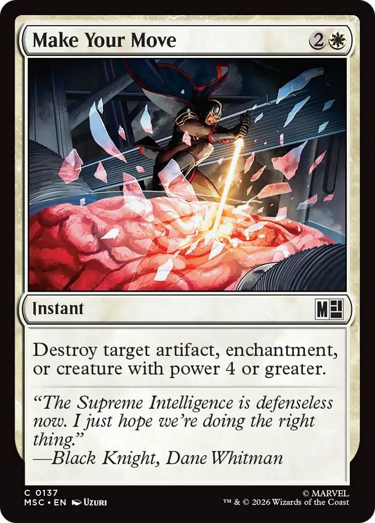 Make Your Move [Marvel Super Heroes Commander] MTG Single Magic: The Gathering | Red Claw Gaming