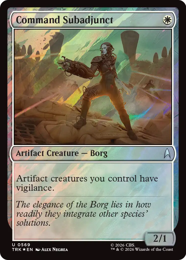 Command Subadjunct (Surge Foil) [Star Trek] | Red Claw Gaming