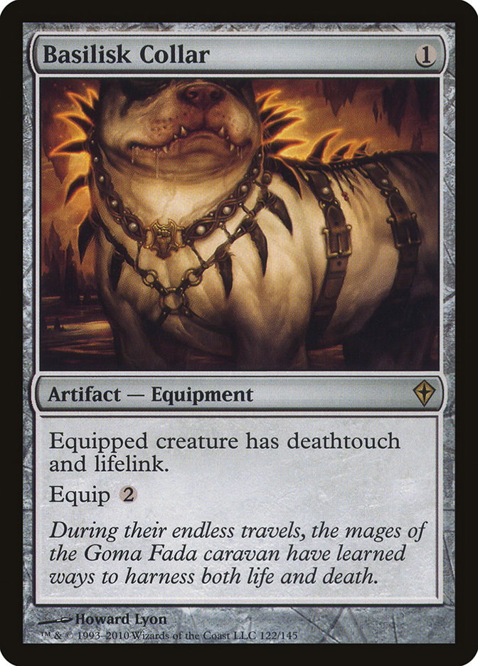 Basilisk Collar [Worldwake] MTG Single Magic: The Gathering | Red Claw Gaming