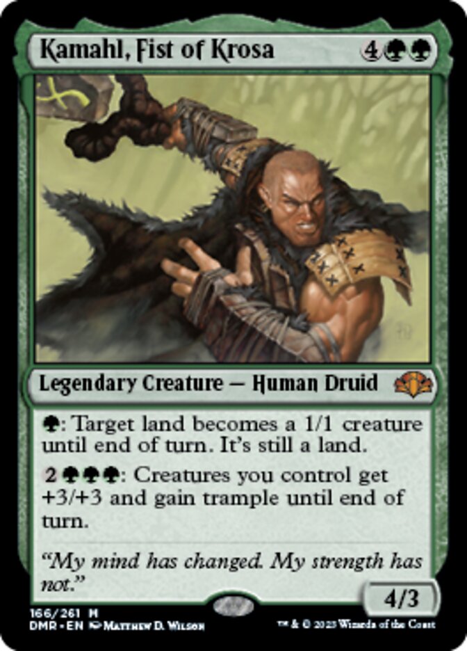 Kamahl, Fist of Krosa [Dominaria Remastered] MTG Single Magic: The Gathering | Red Claw Gaming