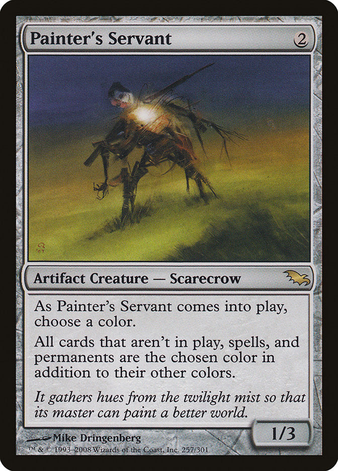 Painter's Servant [Shadowmoor] MTG Single Magic: The Gathering | Red Claw Gaming