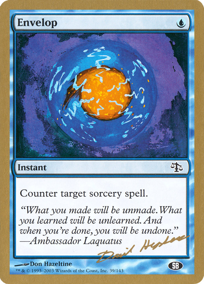 Envelop (Dave Humpherys) (SB) [World Championship Decks 2003] MTG Single Magic: The Gathering    | Red Claw Gaming