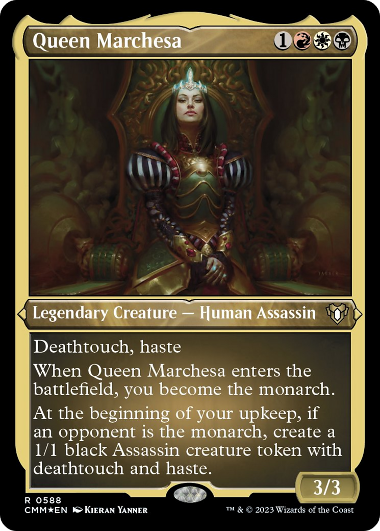 Queen Marchesa (Foil Etched) [Commander Masters] MTG Single Magic: The Gathering | Red Claw Gaming