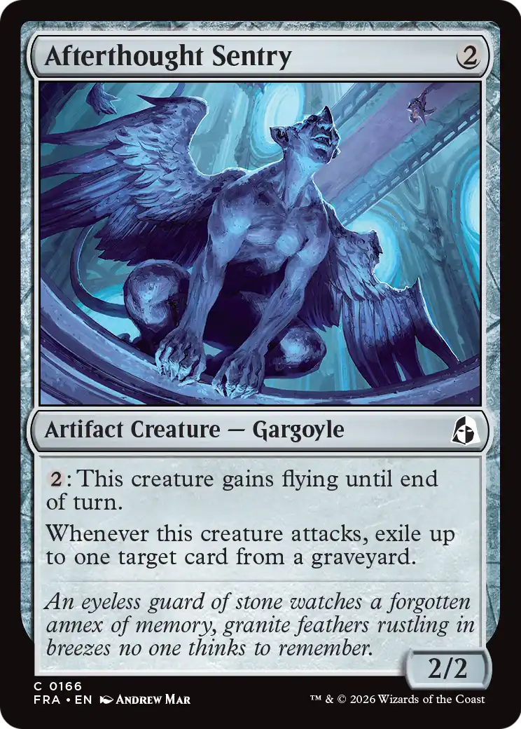 Afterthought Sentry [Reality Fracture] | Red Claw Gaming