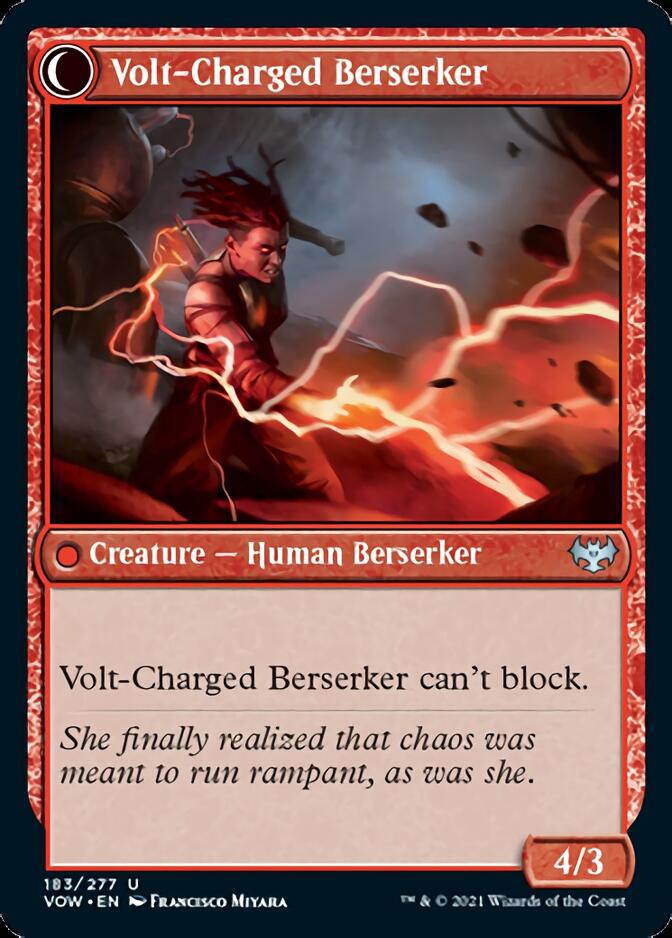 Voltaic Visionary // Volt-Charged Berserker [Innistrad: Crimson Vow] MTG Single Magic: The Gathering | Red Claw Gaming