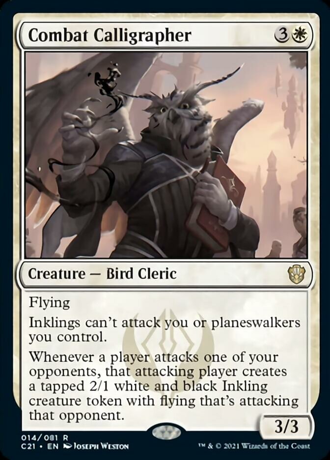 Combat Calligrapher [Commander 2021] MTG Single Magic: The Gathering | Red Claw Gaming