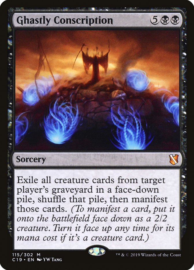 Ghastly Conscription [Commander 2019] MTG Single Magic: The Gathering | Red Claw Gaming