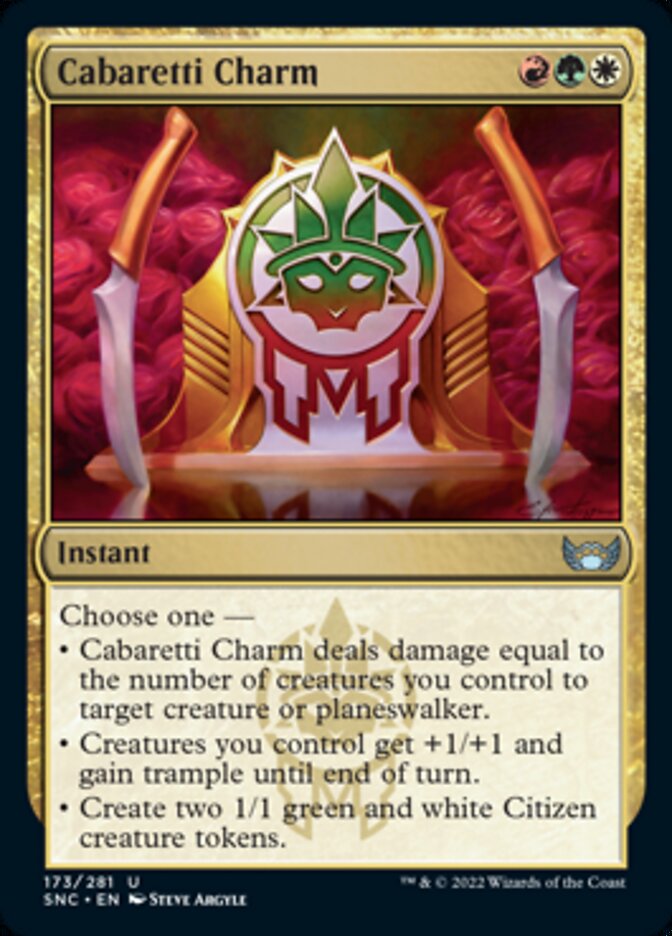 Cabaretti Charm [Streets of New Capenna] MTG Single Magic: The Gathering | Red Claw Gaming