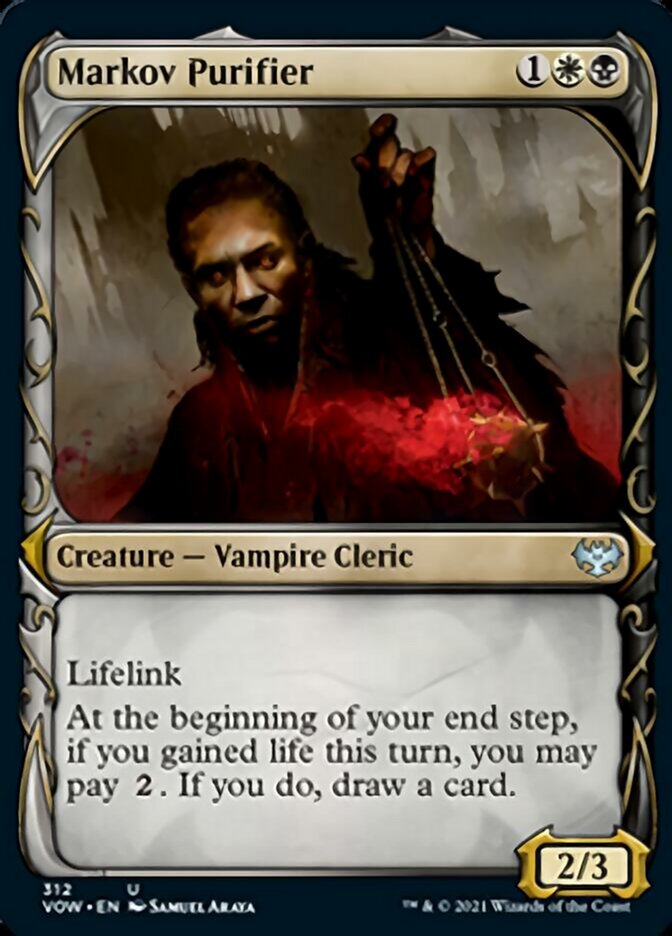 Markov Purifier (Showcase Fang Frame) [Innistrad: Crimson Vow] MTG Single Magic: The Gathering | Red Claw Gaming