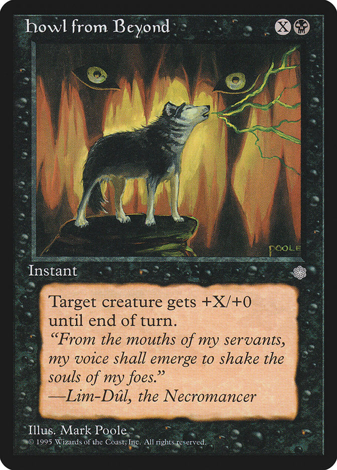 Howl from Beyond [Ice Age] MTG Single Magic: The Gathering | Red Claw Gaming