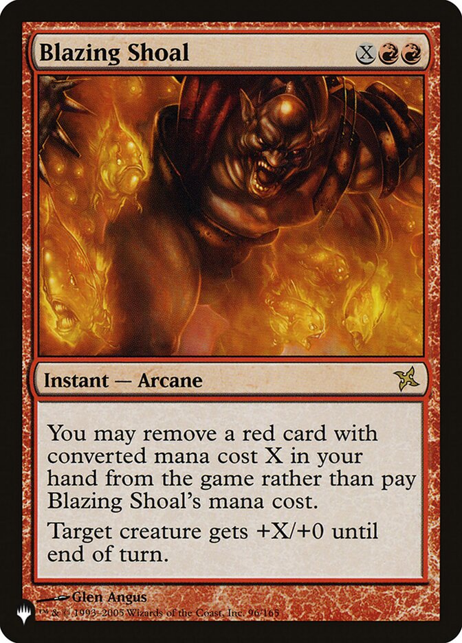Blazing Shoal [The List] MTG Single Magic: The Gathering | Red Claw Gaming