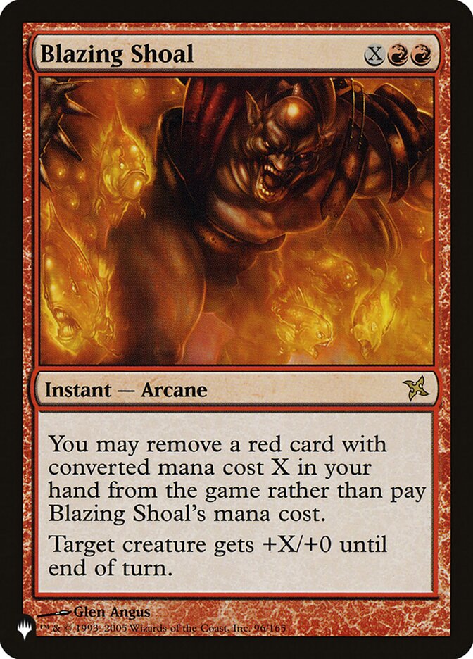 Blazing Shoal [The List] MTG Single Magic: The Gathering    | Red Claw Gaming