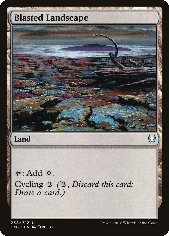 Blasted Landscape [Commander Anthology Volume II] MTG Single Magic: The Gathering | Red Claw Gaming