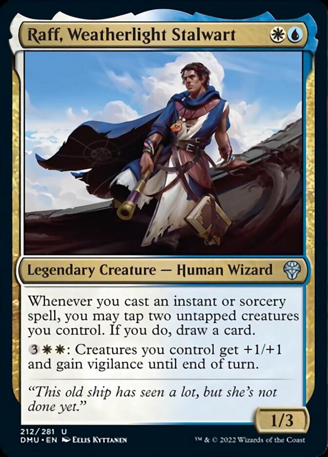 Raff, Weatherlight Stalwart [Dominaria United] MTG Single Magic: The Gathering | Red Claw Gaming