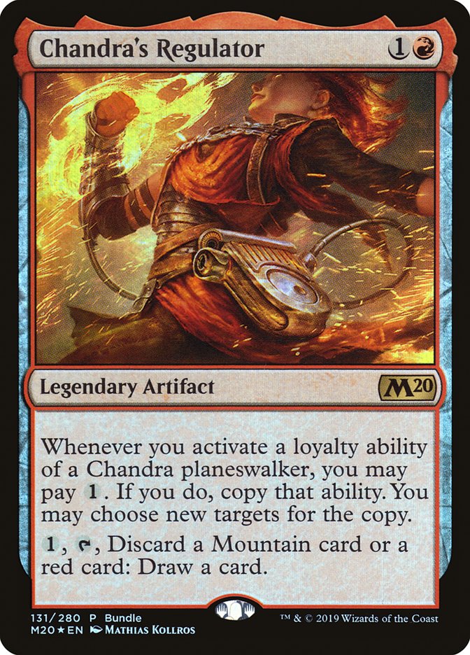 Chandra's Regulator (Bundle) [Core Set 2020 Promos] MTG Single Magic: The Gathering | Red Claw Gaming