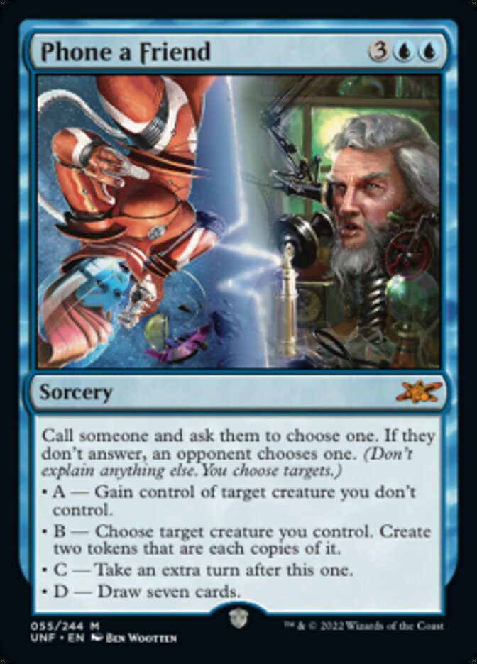 Phone a Friend [Unfinity] MTG Single Magic: The Gathering    | Red Claw Gaming