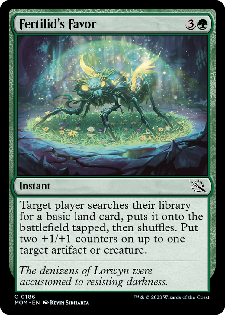 Fertilid's Favor [March of the Machine] MTG Single Magic: The Gathering    | Red Claw Gaming