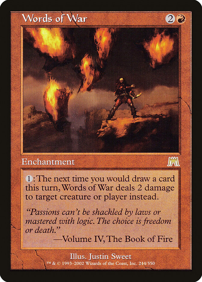 Words of War [Onslaught] MTG Single Magic: The Gathering | Red Claw Gaming