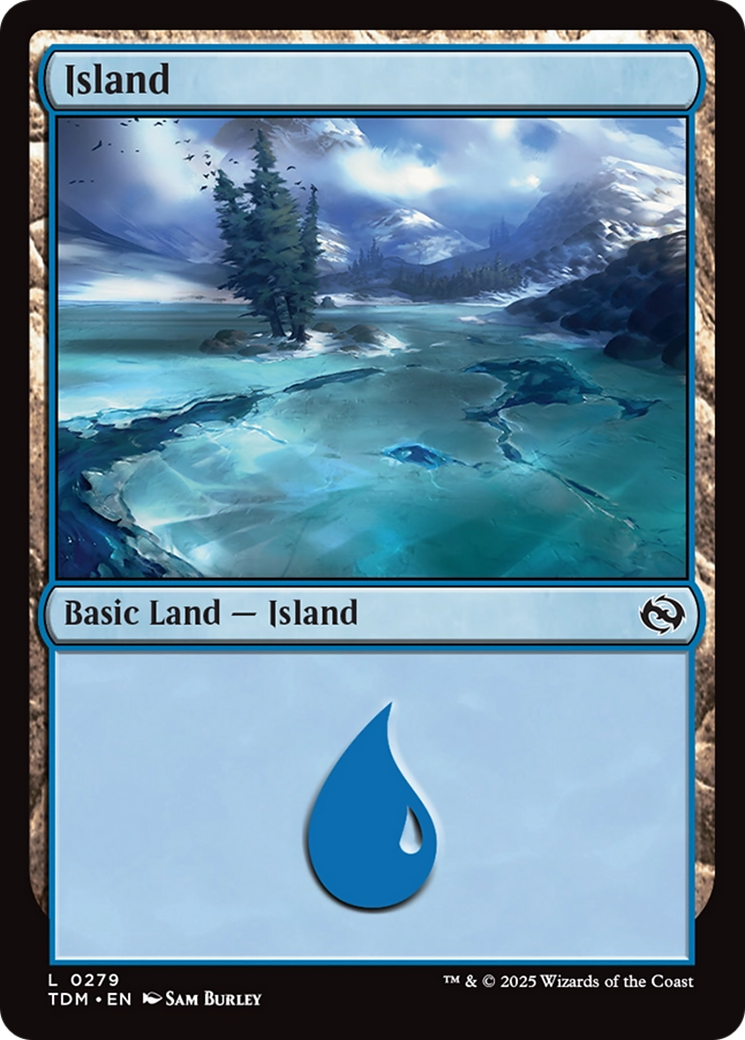Island (0279) [Tarkir: Dragonstorm] MTG Single Magic: The Gathering | Red Claw Gaming