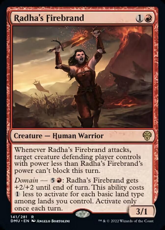 Radha's Firebrand [Dominaria United] MTG Single Magic: The Gathering | Red Claw Gaming