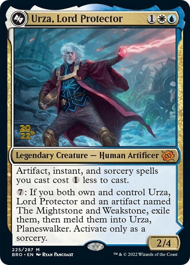 Urza, Lord Protector [The Brothers' War Prerelease Promos] MTG Single Magic: The Gathering | Red Claw Gaming