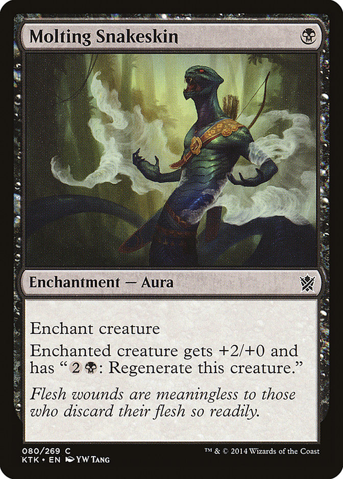 Molting Snakeskin [Khans of Tarkir] MTG Single Magic: The Gathering | Red Claw Gaming