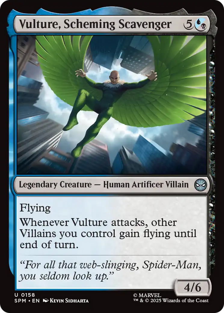 Vulture, Scheming Scavenger [Marvel's Spider-Man] MTG Single Magic: The Gathering | Red Claw Gaming