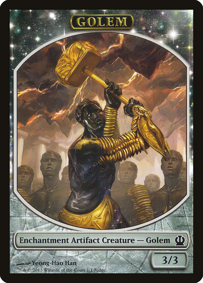 Golem Token [Judge Gift Cards 2013] MTG Single Magic: The Gathering | Red Claw Gaming