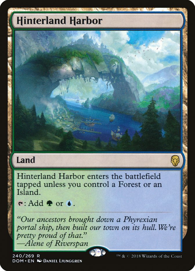 Hinterland Harbor [Dominaria] MTG Single Magic: The Gathering | Red Claw Gaming