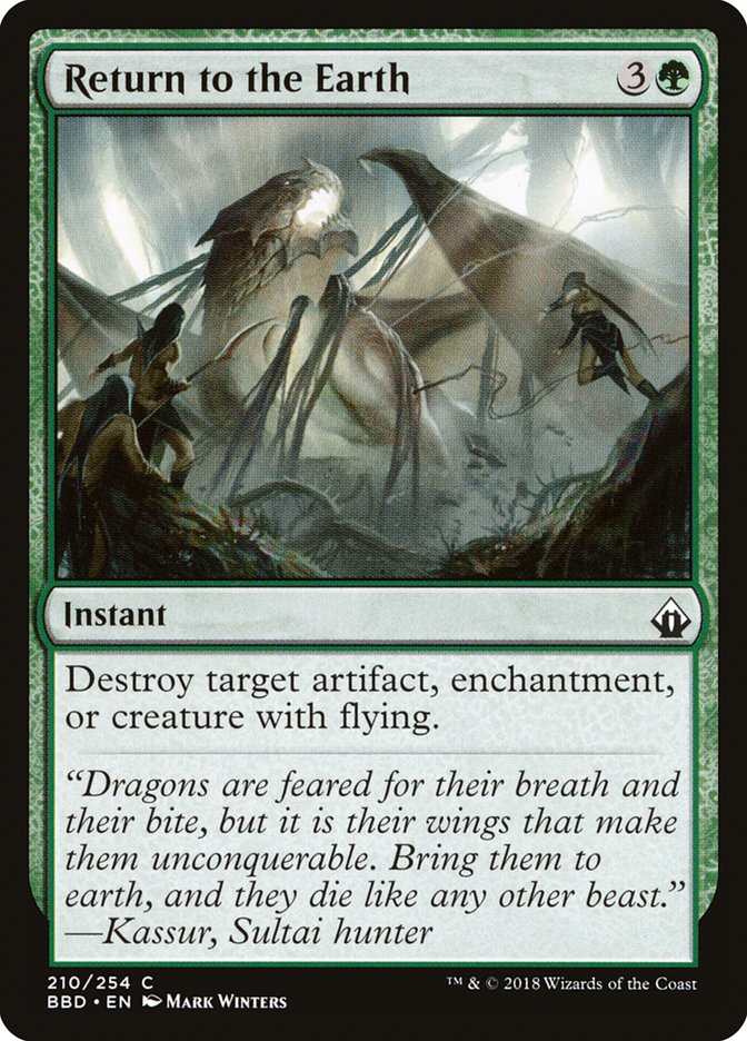 Return to the Earth [Battlebond] MTG Single Magic: The Gathering | Red Claw Gaming