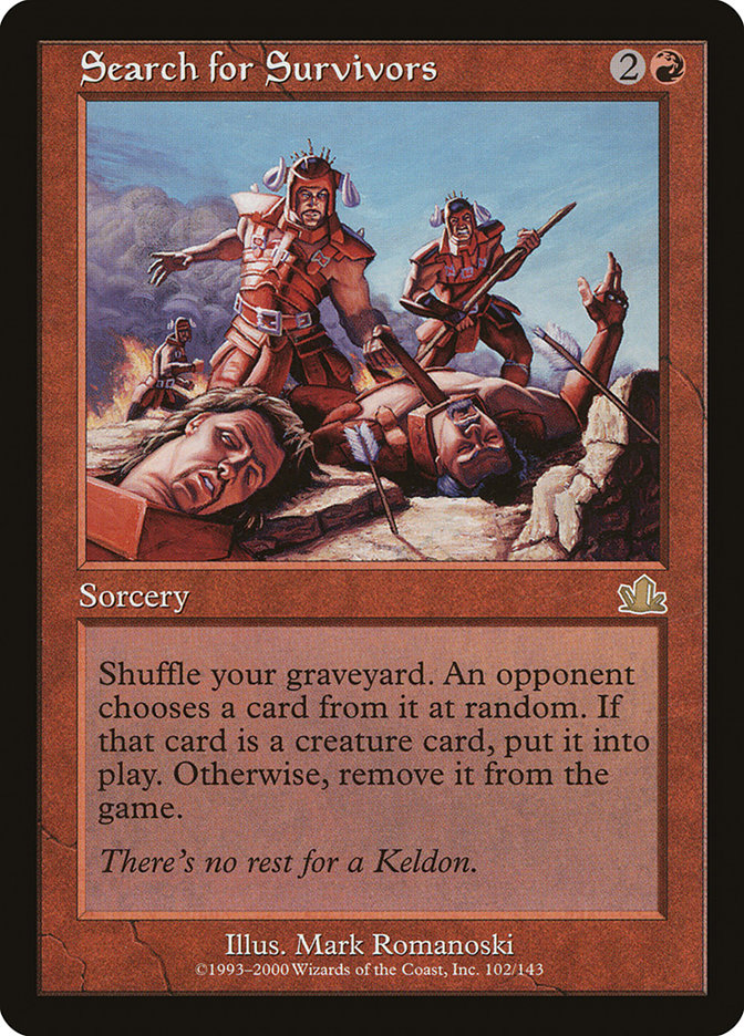 Search for Survivors [Prophecy] MTG Single Magic: The Gathering | Red Claw Gaming