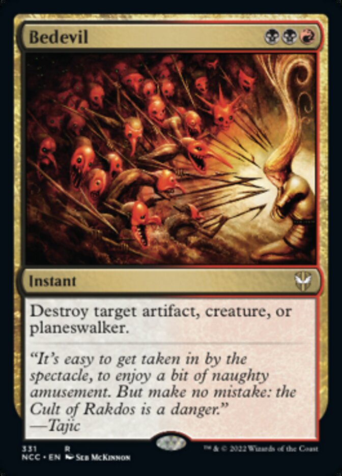 Bedevil [Streets of New Capenna Commander] MTG Single Magic: The Gathering | Red Claw Gaming