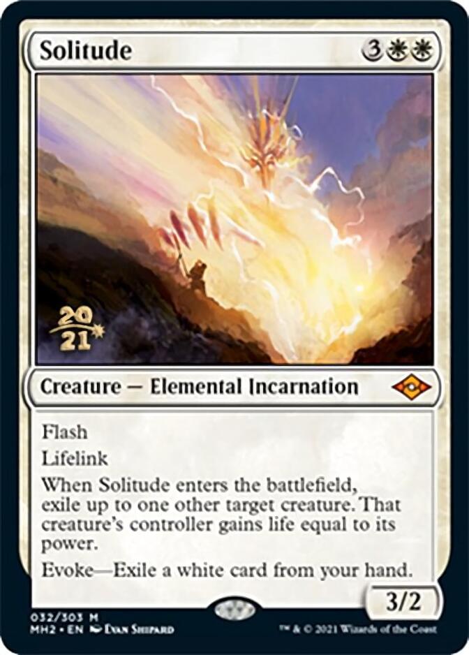 Solitude [Modern Horizons 2 Prerelease Promos] MTG Single Magic: The Gathering | Red Claw Gaming