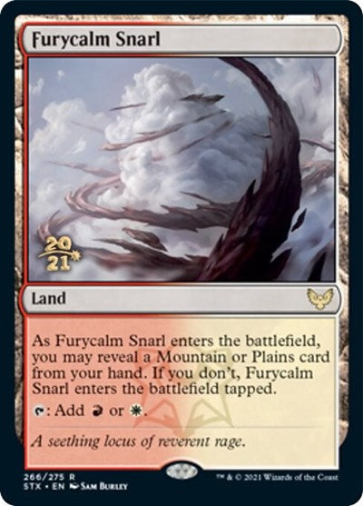 Furycalm Snarl [Strixhaven: School of Mages Prerelease Promos] MTG Single Magic: The Gathering | Red Claw Gaming
