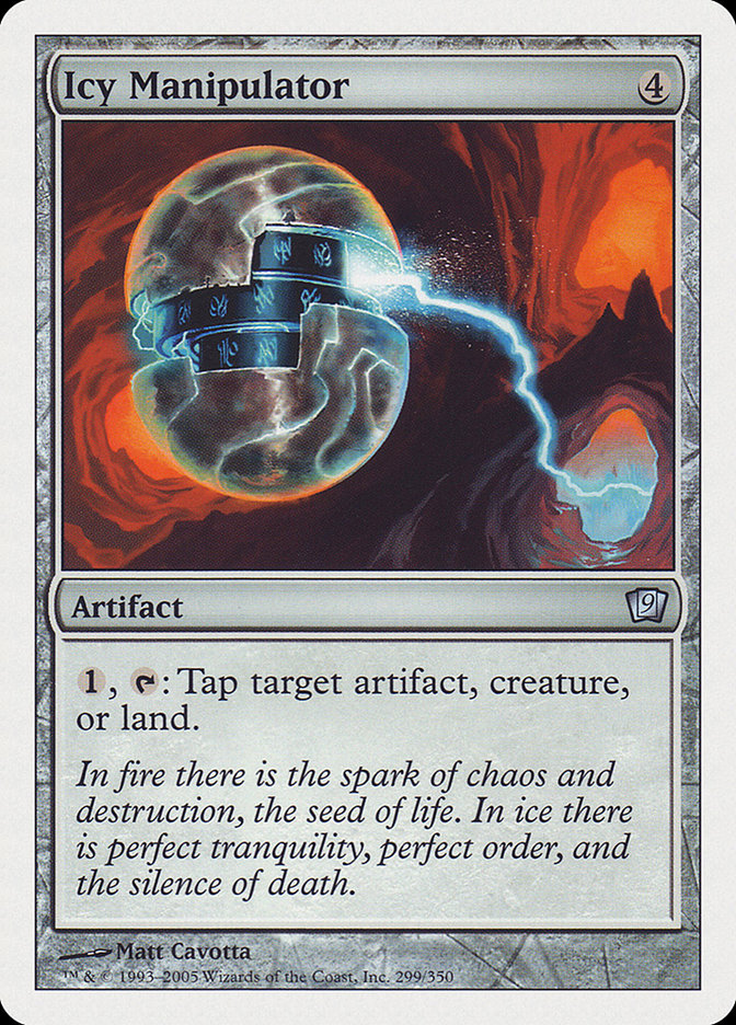 Icy Manipulator (9th Edition) [Oversize Cards] MTG Single Magic: The Gathering    | Red Claw Gaming