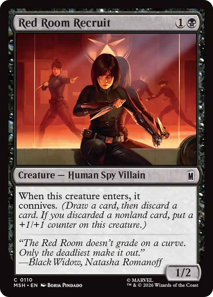 Red Room Recruit [Marvel Super Heroes] | Red Claw Gaming