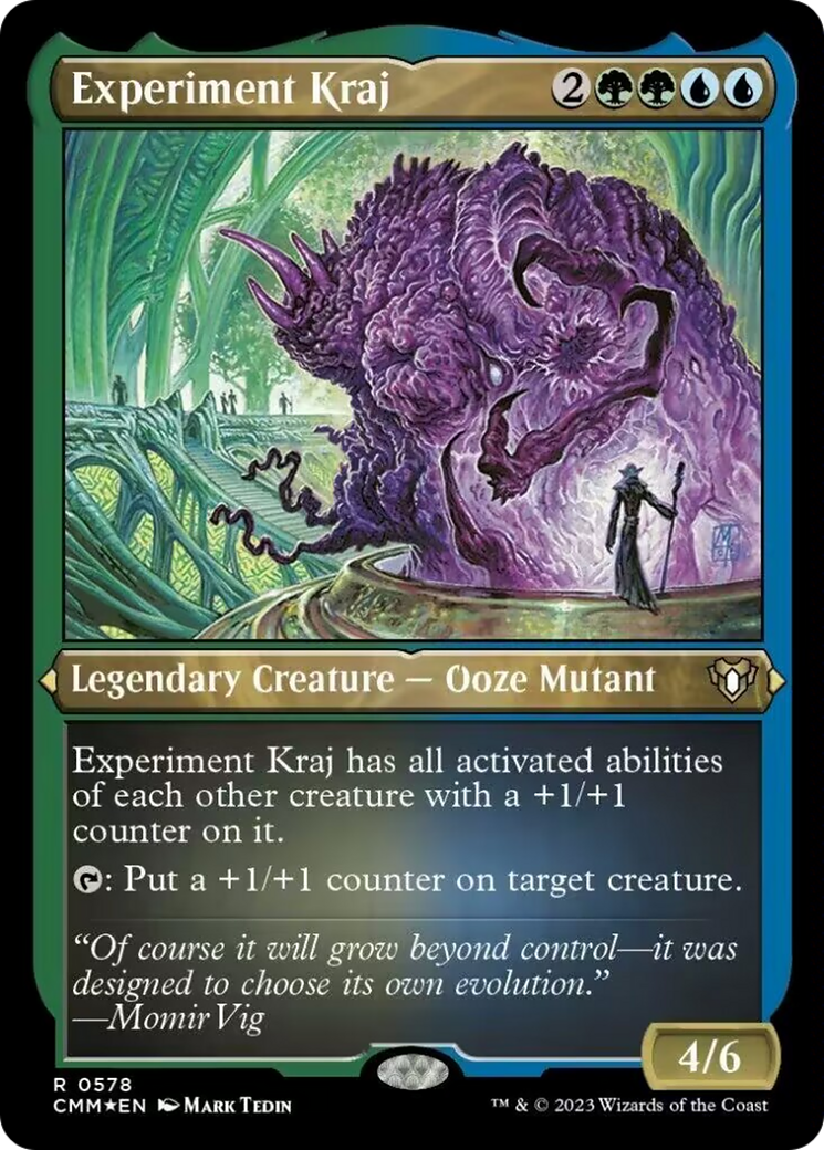 Experiment Kraj (Foil Etched) [Commander Masters] MTG Single Magic: The Gathering | Red Claw Gaming
