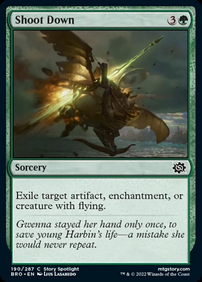 Shoot Down [The Brothers' War] MTG Single Magic: The Gathering | Red Claw Gaming