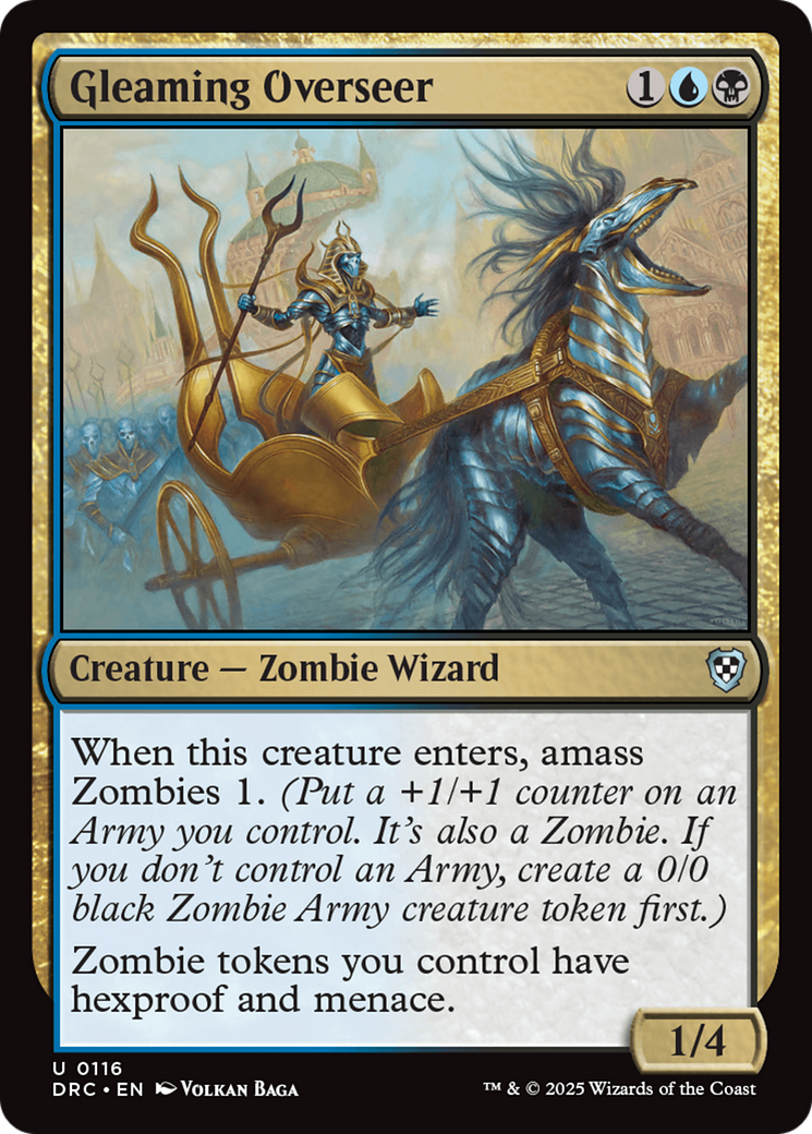 Gleaming Overseer [Aetherdrift Commander] MTG Single Magic: The Gathering | Red Claw Gaming