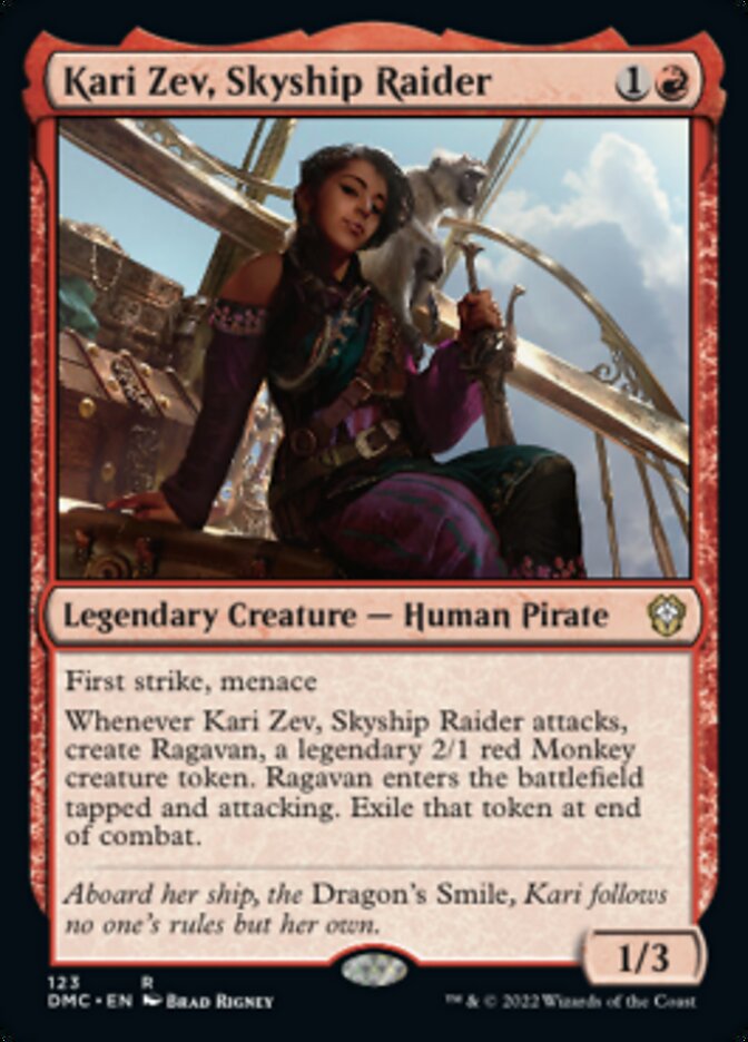 Kari Zev, Skyship Raider [Dominaria United Commander] MTG Single Magic: The Gathering | Red Claw Gaming