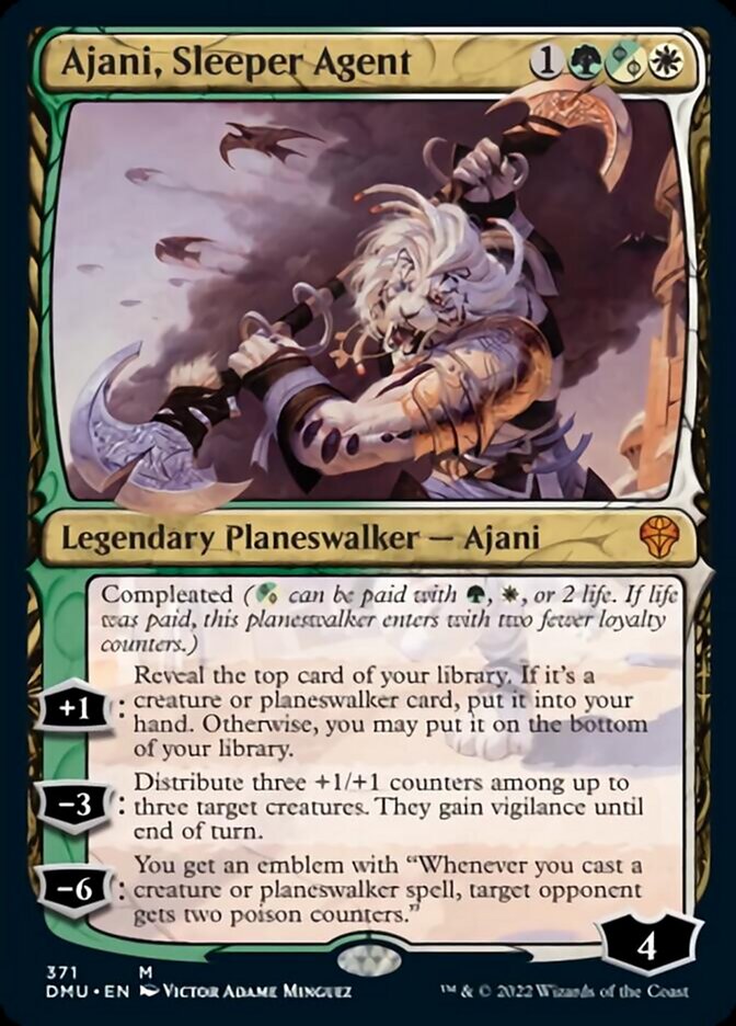 Ajani, Sleeper Agent (Showcase) [Dominaria United] MTG Single Magic: The Gathering | Red Claw Gaming